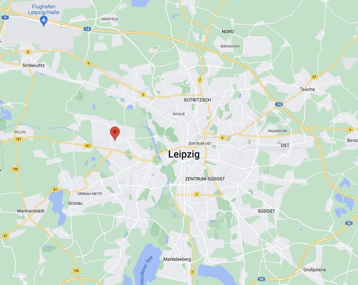 Unser Standort in Leipzig Standort von PFLEGE ERLEBEN in Leipzig auf der Karte